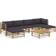 vidaXL 3058232 Lounge-Set, 1 Tisch einschl. 4 Sofas