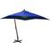 vidaXL Zweefparasol Met Paal 3x3 m Massief Vurenhout 300cm