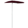 vidaXL Garden Half Parasol ed stang 90cm