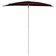 vidaXL Ombrellone Semicircolare da Giardino con Palo 180x90 cm 90cm