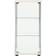 vidaXL 322797 White Glass Cabinet 42.5x86cm