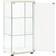 vidaXL 322797 White Vitrina de cristal 42.5x86cm