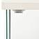 vidaXL 322797 White Vitrina de cristal 42.5x86cm
