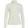 Vila Solitta Rib Roll Neck Top - Beige Yellow /Birch