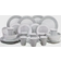 Waterside Herringbone Dinner Set 32pcs