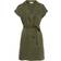 Noisy May Vera Short Sleeved Shirt Dress - Olive Night