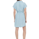 Noisy May Vera Short Sleeved Shirt Dress - Light Blue Denim