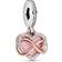 Pandora Sparkling Infinity Heart Dangle Charm - Silver/Rose Gold/Pink/Transparent