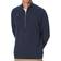 Sunspel Men's Half Zip Loopback Sweatshirt - Navy