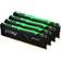 Kingston Fury Beast RGB Black DDR4 3200MHz 4x16GB (KF432C16BBAK4/64)