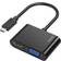 Hama USB C-VGA/HDMI M-F Adapter