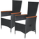 vidaXL 47675 2-pack Havestol