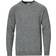 Sunspel Lambswool Crew Neck Jumper - Mid Grey Melange