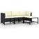 vidaXL 313516 Loungeset, Bord inkl. 2 Stolar & 3 Soffor