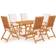 vidaXL 3059532 Ensemble repas de patio, 1 Table incluse 6 Chaises