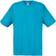 Universal Textiles Short Sleeve Casual T-shirt - Cyan