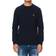 Lyle & Scott Crew Neck Lambswool Blend Jump Azul