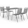 vidaXL 3074475 Matgrupp, 1 Bord inkl. 4 Stolar