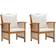 vidaXL 310258 2-pack Garden Dining Chair, Lounge Chair