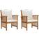 vidaXL 310258 2-pack Garden Dining Chair