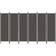 vidaXL 6-Panel Anthracite Rumdeler 300x180cm