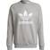 Adidas Trefoil Crew Sweatshirt - Medium Grey Heather/White