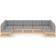 vidaXL 3077184 Loungesett, Bord inkl. 7 Soffor