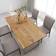 vidaXL Solid Acacia Wood Matbord 90x180cm