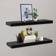 vidaXL - Wall Shelf 80cm 2pcs