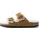 Birkenstock Arizona Shearling Suede Leather Two-Strap Sandals - Mink