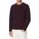 Classic Merino Wool Crew Neck Sweater Unisex - Oxblood Red