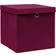 vidaXL With Lids Storage Box 10pcs