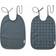 Liewood Lai Bib 2-pack Check/Graphic Stroke