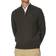 Morris John Merino Half Zip Dark Brown