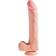 Pipedream King Cock Plus Triple Density Dildo Kiveksillä 33 cm Vaalea iho