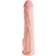 Pipedream King Cock Plus Triple Density Dildo Kiveksillä 33 cm Vaalea iho