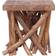 vidaXL Log Coffee Table 40x40cm