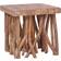 vidaXL Log Coffee Table 40x40cm