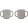 OYOY Living Design Tasse Taille Unique Gris