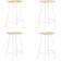 vidaXL - Bar Stool 74cm 4pcs