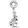 Pandora Disney Cinderella Magical Moment Dangle Charm - Silver/Blue/Transparent