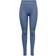 Only High Waist Rib Training Tights Women - Blue/Bijou Blue