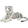 vidaXL Tiger Toy Plush White XXL