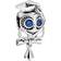 Pandora Wise Owl Graduation Charm - Silver/Blue