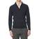 John Smedley Barrow Extra Fine Merino Half Zip - Hepburn Smoke