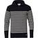 Armor-Lux Heritage Striped Half Zip Sweater - Navy/Nature