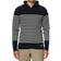 Armor-Lux Heritage Striped Half Zip Sweater - Navy/Nature