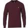 Lyle & Scott Maglione Girocollo in Cotone Merino Rouge