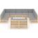 vidaXL 3077264 Lounge-Set, Tisch einschl. 11 Sofas