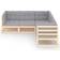 vidaXL 3076604 Loungeset, Bord inkl. 5 Soffor